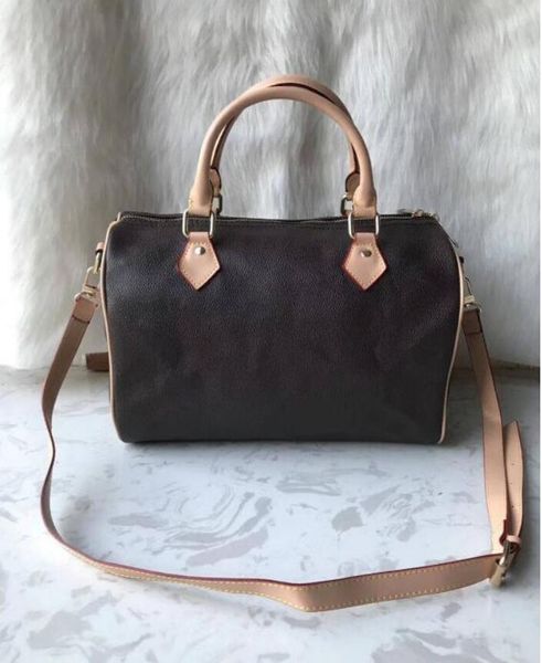 

2023 pu leather fashion travel bag print flower women handbags sale high capacity bags cartoon brown pillow shoulder bags totes