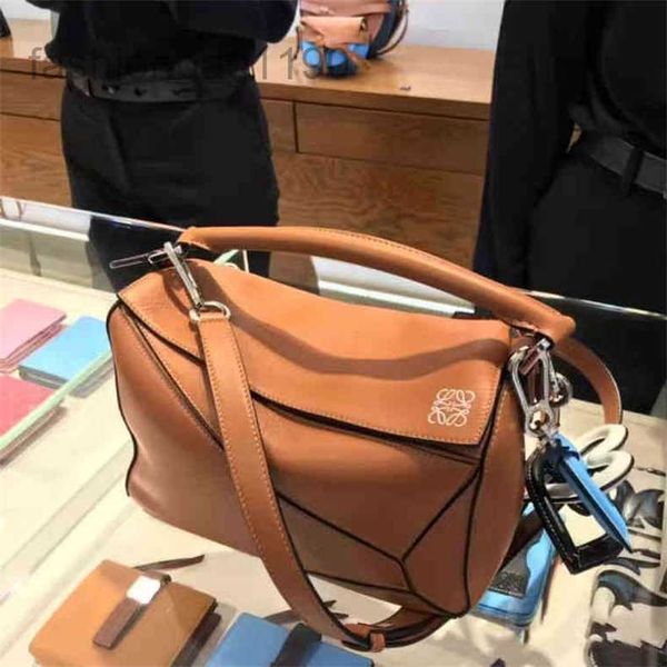 

puzzle bags designers loews crossbody handbags 2023 leather women's mini lingge single shoulder messenger geometry 63mb zgia