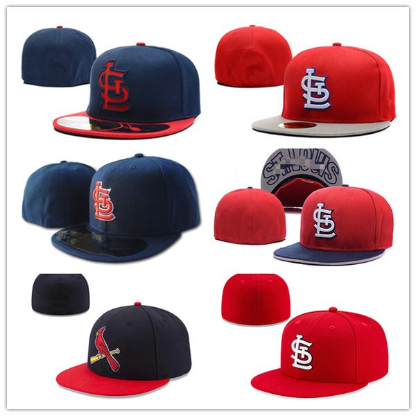 

men's baseball fitted hats fashion hip hop baseball cap sport on field full closed design caps fan's mix size 7-8 sized caps, Blue;gray