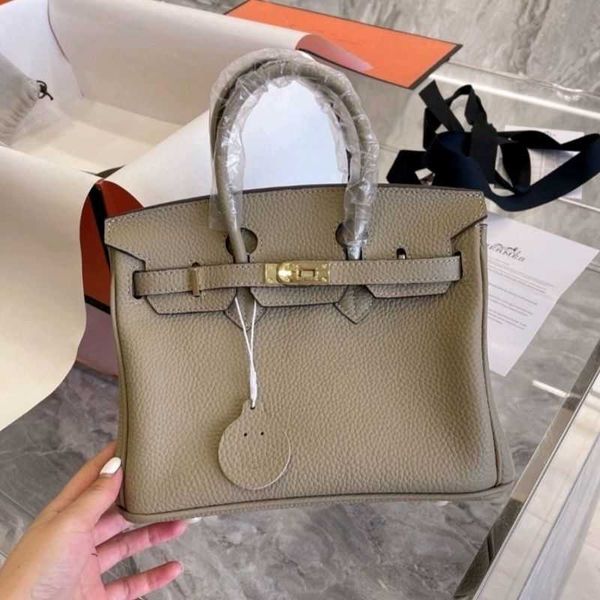 

lady's handbag herme birkin women's bag h home bag togo leather layer cow leather bk2530 messenger bag handle arm in arm with rich