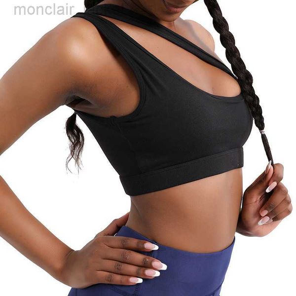 

designer brand tank yoga bodybuilding sports underwear shockproof gathered yoga vest fitness sports bra yoga, White