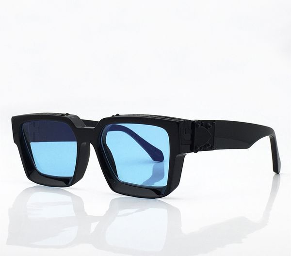 

millionaire sunglasses for men women square vintage classic fashion avant-garde style 1165 glasses anti-ultraviolet come with box, White;black