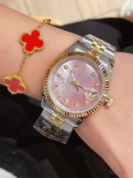 

aaa original packaging paper watch new 36mm dial automatic fashion men's and women's watch wristwatch, Slivery;golden