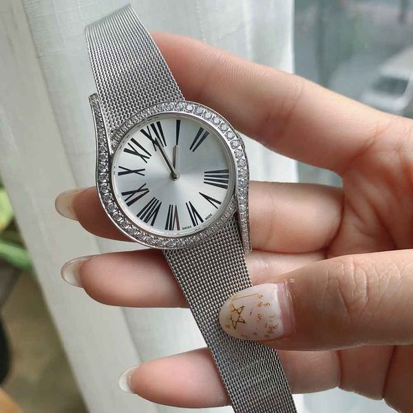 

rolax luxury luxury womens watches quartz watch 32mm comfortable mesh strap roman dial life waterproof designer watchs fashion wristwatches, Slivery;black