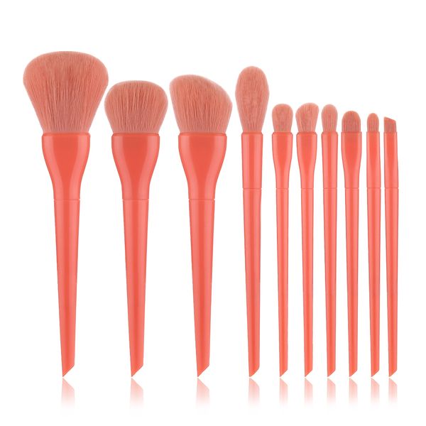 

candy makeup brushes set face foundation powder eye shadow eyebrow highlight kabuki blending brush beauty cosmetic tools