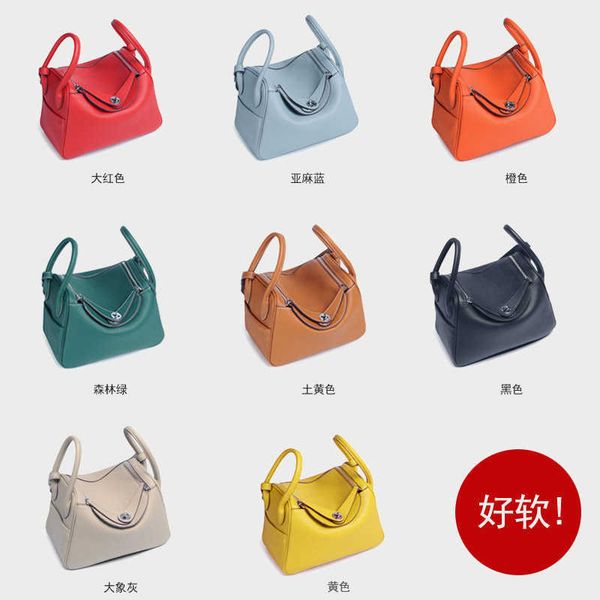 

designer lindi new pillow bag fashion one-shoulder diagonal portable doctor leather women's shoulder doctor's medicine