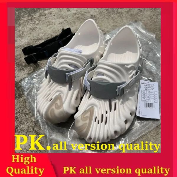 

designer salehe bembury pollex clogs sandals brown men women stratus crocodile slides green foam croc pollex clog slippers slip-on summer, Black