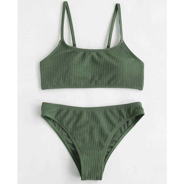 

multi color tube two piece girls split bikini fashion older kids, Blue