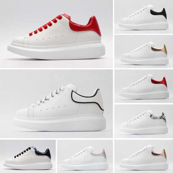 

casual shoes platform sneake mens tainers outdoor designer mc quee luxury suede leather chaussures men 35-46, Black
