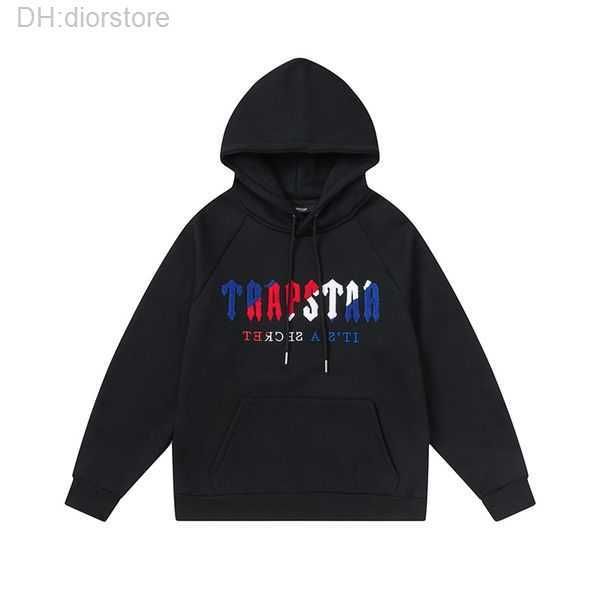 

men hoodies tracksuit trapstar brand printed sportswear men warm hoodie sweatshirts size s-xl 7nf6h, Black