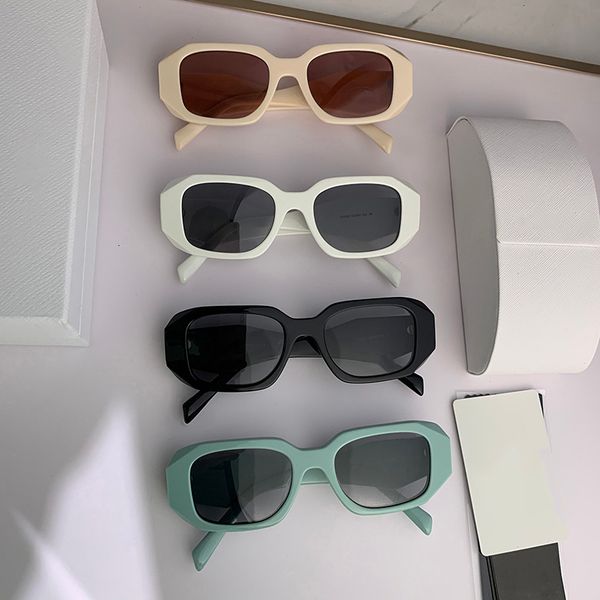 

sunglasses sunglasses for men and women fashion style antiultraviolet 17wf retro square plate full frame brand glasses with box 230215, White;black