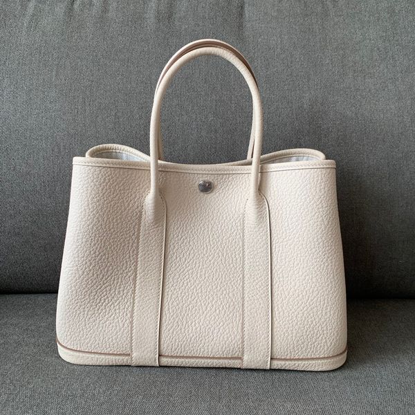 

totes 10a shopping garden birkins bag lady cowhide handbag fashion garden party shoulder bag designer highcapacity wallets genuine leather c