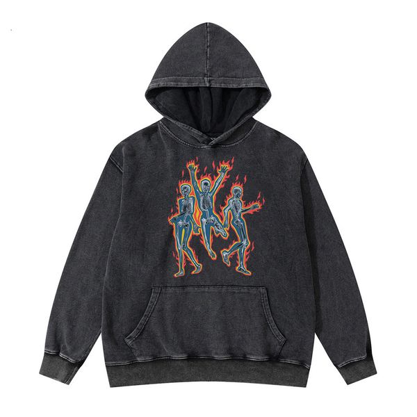 

men's hoodies sweatshirts rainbowtouches washed men's vintage casual clothing streetwear essentials hooded sweatshirts superior ha, Black
