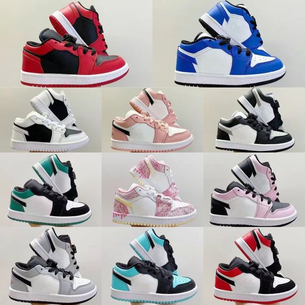 

kids shoes 1s designer 1 basketball sneakers low boys girls children toddlers infants trainers kid youth baby shoe outdoor sport black