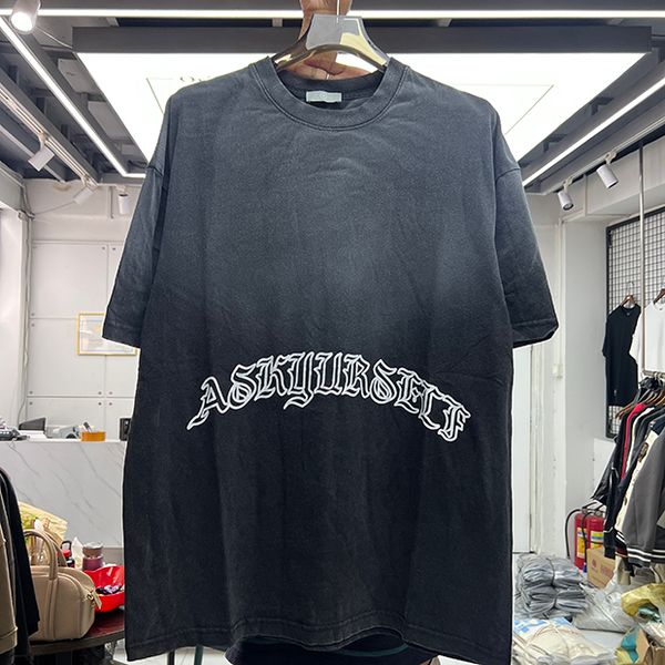 

23ss tees t shirts mens cotton shirt clothing shorts sleeve clothes suprior letters printed tshirts real pics, Black;brown
