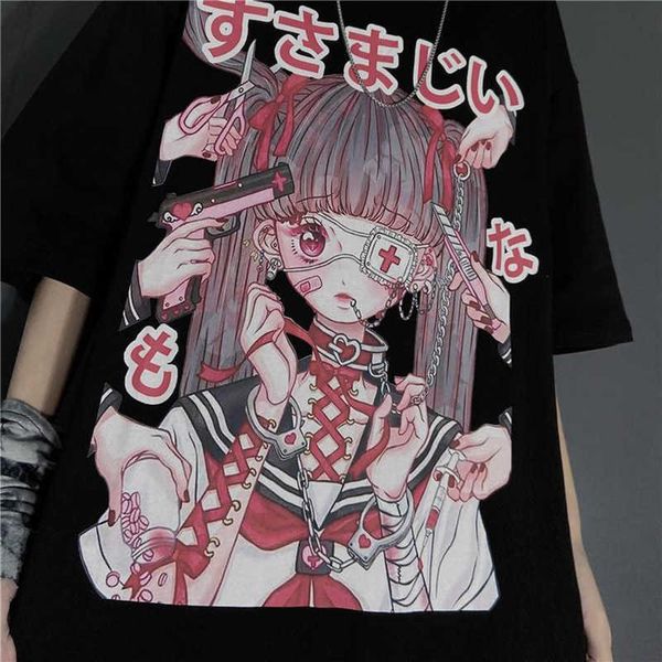 

women's t-shirt women's t shirts 2022 summer loose oversized t shirts women y2k streetwear ladies short sleeve t shirts harajuku, White