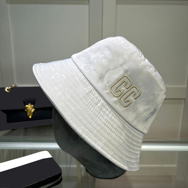 

bucket hat designers luxurys hats solid colour letter cotton design atmosphere fashion leisure sunshade cap temperament versatile hat couple, Blue;gray