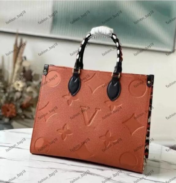 

luxury totes designer bag womens handbags onthego tote bag crossbody flower ladies casual pvc genuine leather purse shoulder bags female lar