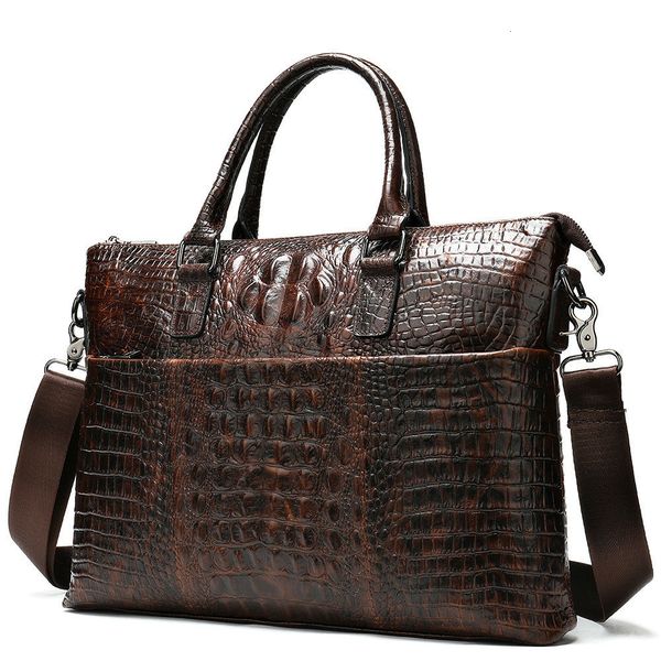 

briefcases man briefcase business affairs handbag lapbag italian genuine leather computer office mens luxury designer messenger 230215