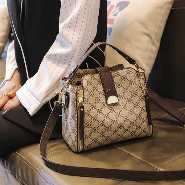 

women bag 2021 new trend with handle luxury for phone female shoulder crossbody leather vintage fashion small plaid handbags