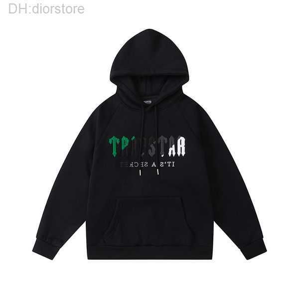

men hoodies tracksuit trapstar brand printed sportswear men warm hoodie sweatshirts size s-xl 16vthv, Black