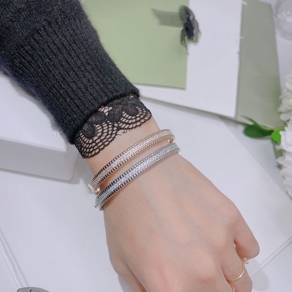 

18k gold bangle designer bracelets for women lover titanium steel bracelets fashion supply linkb, Black