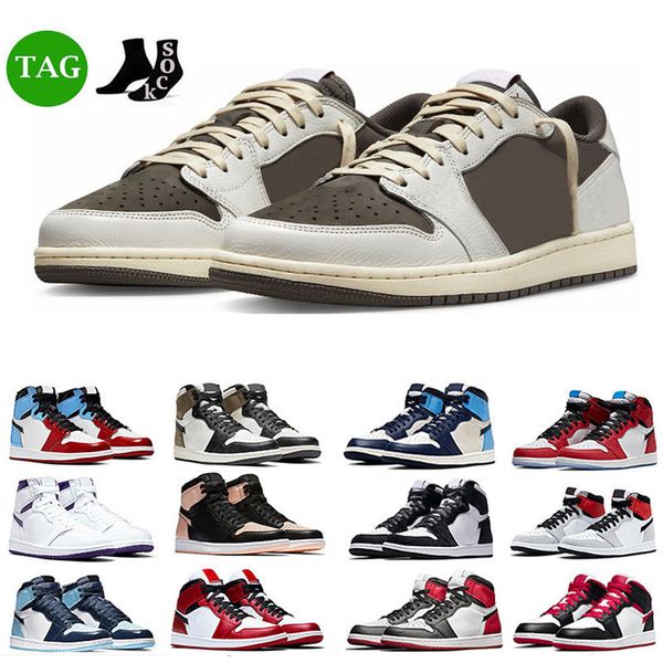 

1 low basketball shoes men women 1s reverse mocha black phantom wolf grey concord bred toe bulls white camo true blue mens trainers outdoor