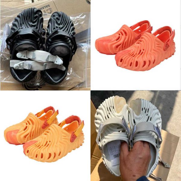 

designer salehe bembury pollex clogs sandals brown men women stratus slides green foam croc pollex clog slippers slip-on summer, Black