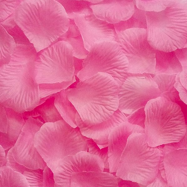 

wedding flowers 1000pcs/10packs red blue mixed white fake rose petals wedding decoration aisle floor confetti festival party supplies
