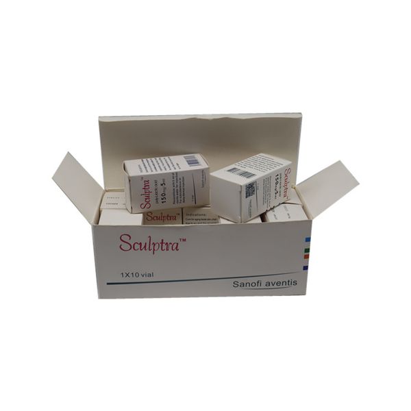 

150mg sculptra 10 vials x 5ml poly-l-lactic acid butt dermal filler online