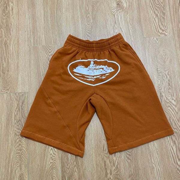 

men's shorts mens ship print corteizs ins fashion hip hop skateboarding casual pants short sleeves joggers uk xyrs, White;black