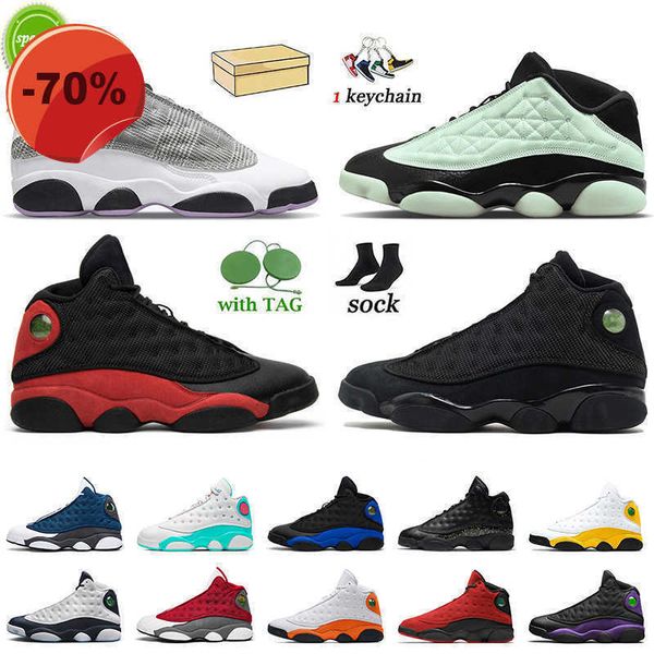 

shoes sandals basketball mens trainers sneakers singles day flint hyper royal retro bred black cat reverse bred 2023 jumpman 13 13s with box