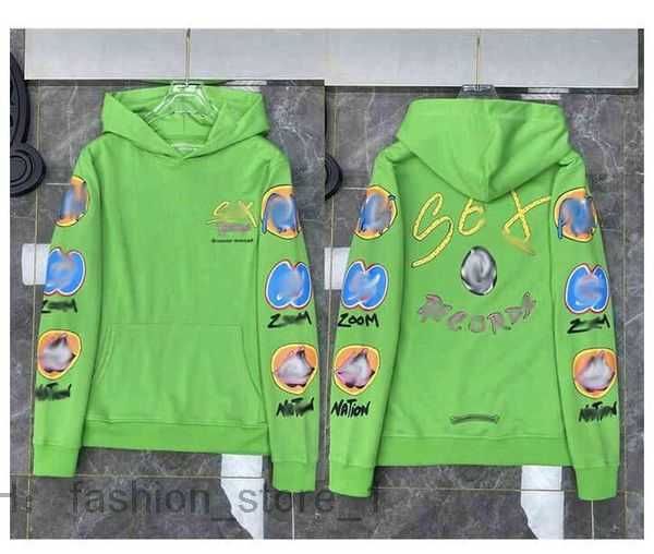 

designers hearts hoodie chromes mens hoody clothing womens heart flower printed pocket jackts coat 4 wvx4, Black