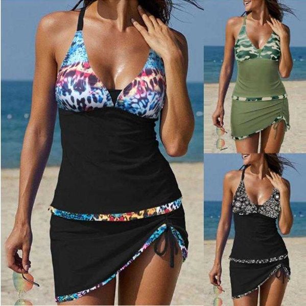 

22 bikini seaside drawstring v neck split for women, White;black