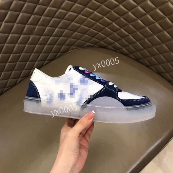 

2023 classic men's sneaker casual shoes monograms canvas leather prints luxury sneakers for man designer trainer shoe, Black