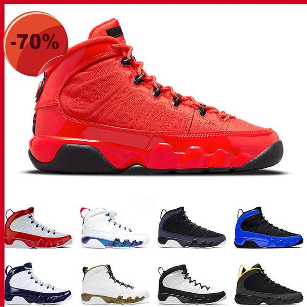 

sandals mens jumpman9s basketball shoes 9s chile red bred change the world racer blue unc university gold mens trainer, Black