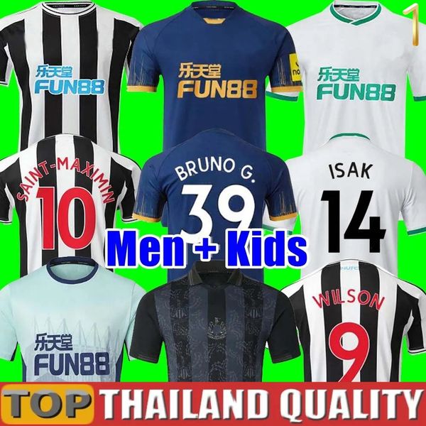 

22 23 bruno g isak soccer jerseys 130th years anniversary botman joelinton trippier 2022 2023 united maximin wilson targett ritchie wood foo, Black;yellow
