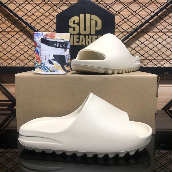 

r 2023 slippers men woman slider vermillion mineral blue onyx pure sandals slide slipper foam ochre runr bone resin clog desert, Black