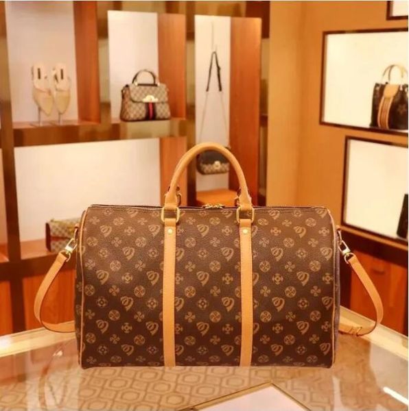 

double duffle bag duffel bags luggages travelling handbags women capacity luggage bag baggage waterproof handbag casual travel size 55cm