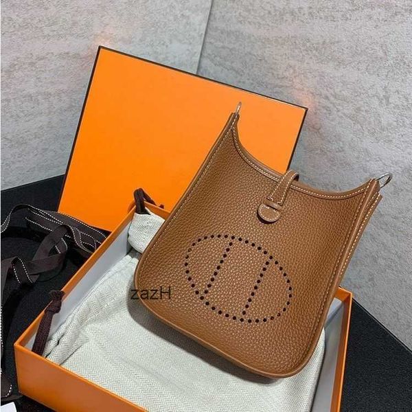 

leater herme bags 2023 bucket evelynes tote bag litci h family mini pattern messenger togo women's letter evelyn 7j0j