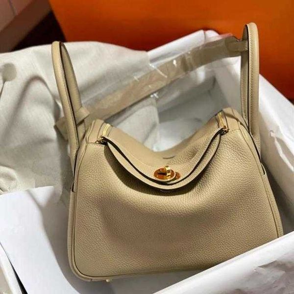 

designer herme lindi bags online outlet 2023 new women's bag elephant gray mother leather doctor one shoulder portable pillow medicine