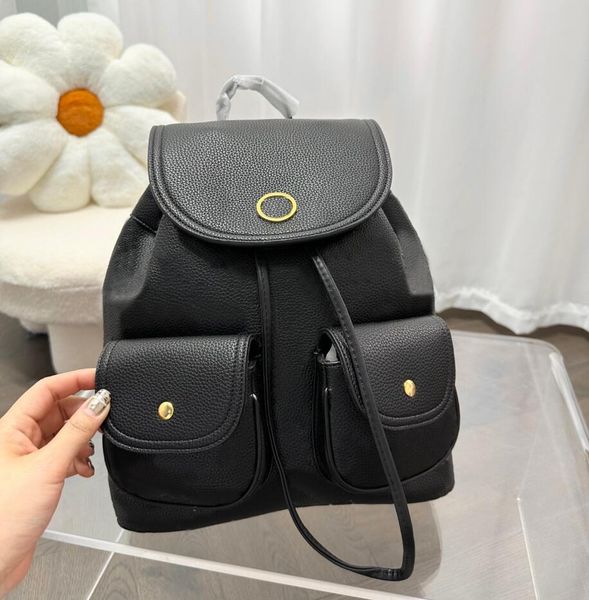 

2023 new designer bags m45205 m45515 montsouris pm elegant women genuine cowhide leather emobss canvas buckle backpack satchel purse shoulde