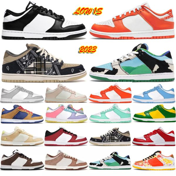 

casual shoes chunky 1 low 1s university blue red candy ts white black brazil chicago black paisley rose pink street hawker sports men women