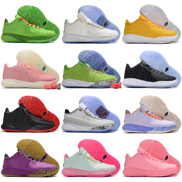

2023 high basketball shoes kids women men xx shoes lebrons 20 trainers the debut violet frost summit white metallic pewter sports sneakers s, White;red