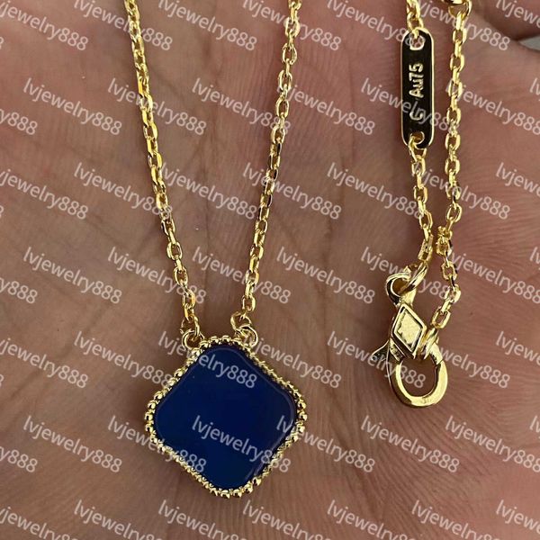 

fashion classic 4/four leaf clover charm necklaces diamond bangle chain silver 18k gold agate shell mother-of-pearl for women&girls wedding