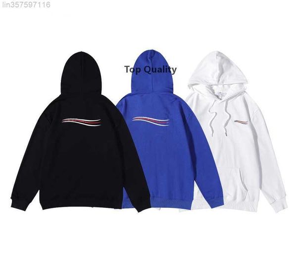 

quality2023 high designer women brand 's hooded sweatshirt famous brand high street printed pullover autumn and winter sweatshirt k8, Black