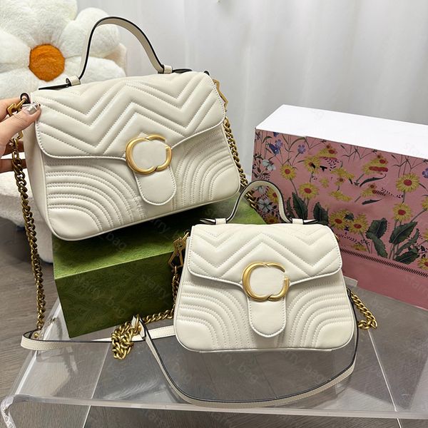 

womens designer message bag crossbody bag with gold chains strap marmont handbags pruse fashion leather shoulder bag handbag tote crossbody