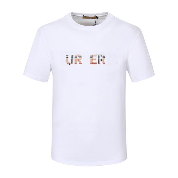 

2023 fashion mens t shirts summer shirt for men women short sleeve tee clothing letter pattern printed tees crew neck size qaq, White;black