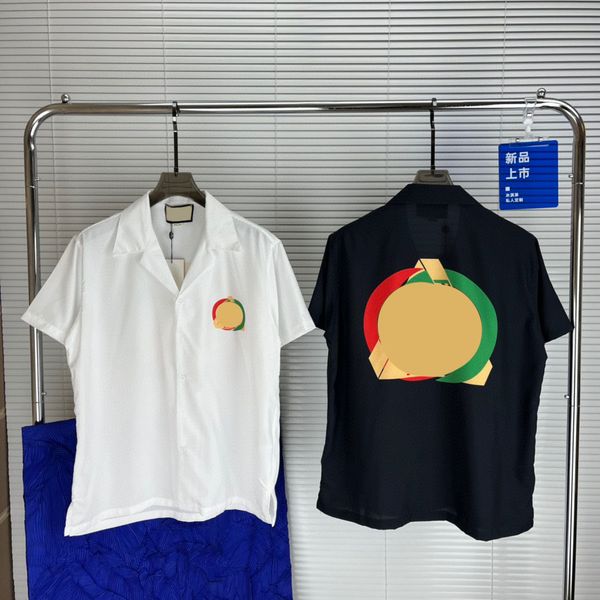 

men's plus tees polos round neck embroidered and printed polar style summer wear with street pure cotton h2w, Black;brown