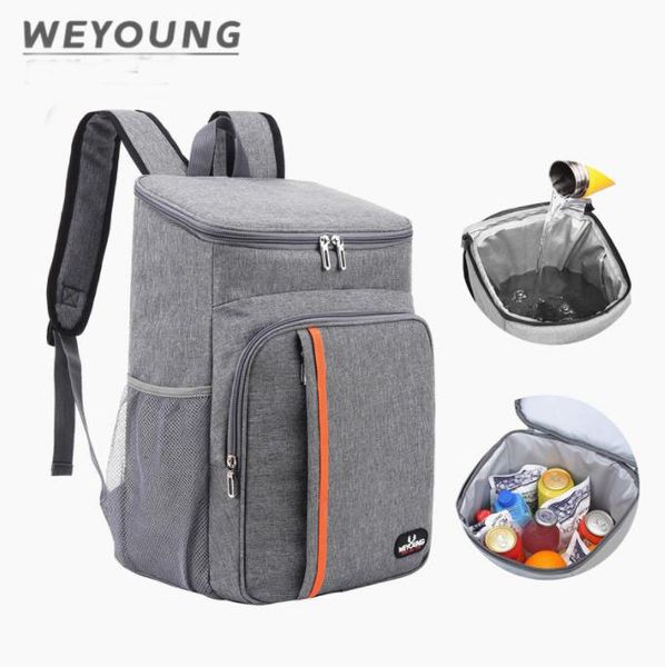 

double-shoulder heat preservation bag multi-functional outdoor picnic heat preservation backpack leak-proof double-shoulder ice pack